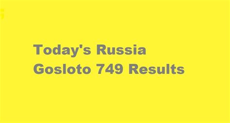russia results history 7/49